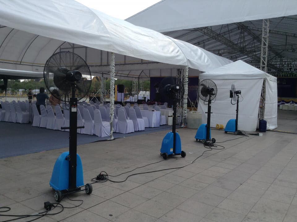 อยู่ที่ไหนเย็นที่นั่น จะซื้อ จะเช่า เครื่องทำความเย็น ระบบไอน้ำ ระบบ Evap prorative air cooller